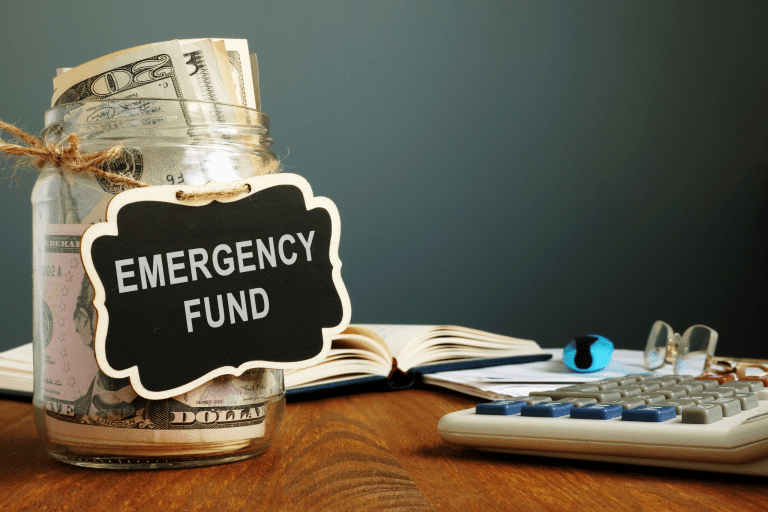 a jar of money called emergency fund