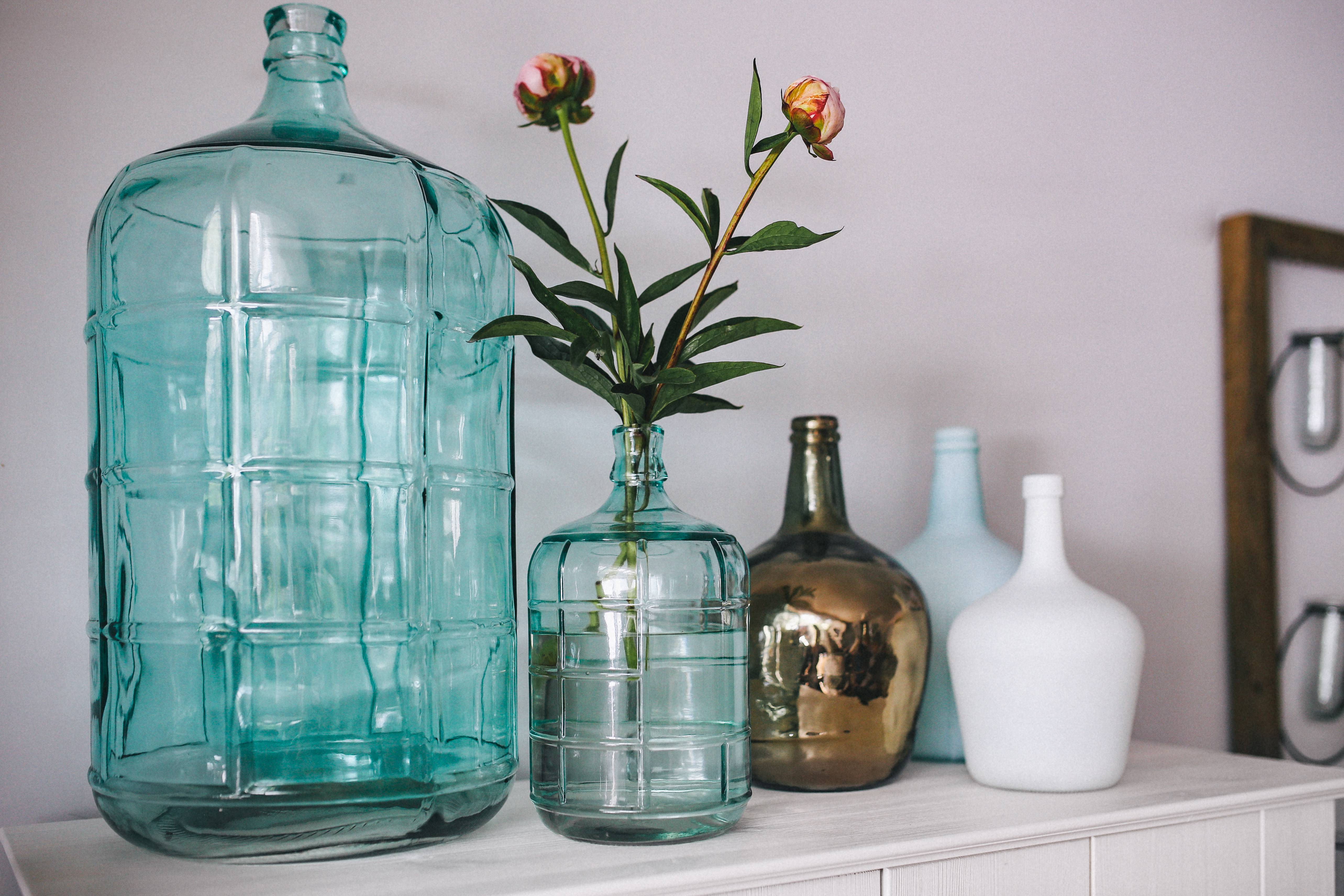 vases in the shape of water jugs
