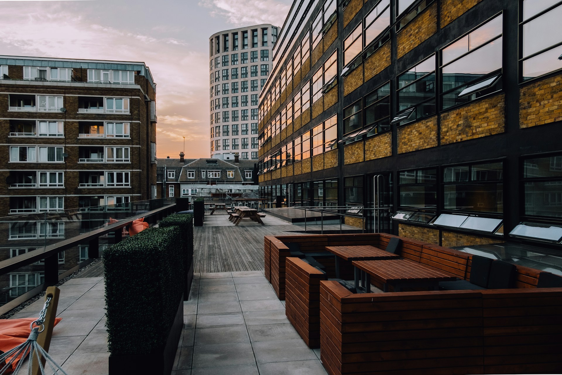 A block of flats in London that have been secured using buy-to-let secured loans