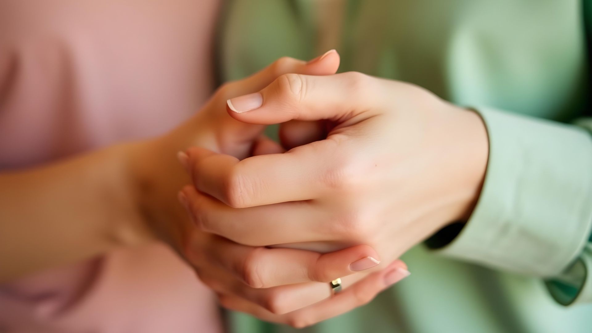Critical Illness Cover | Two hands clasped together