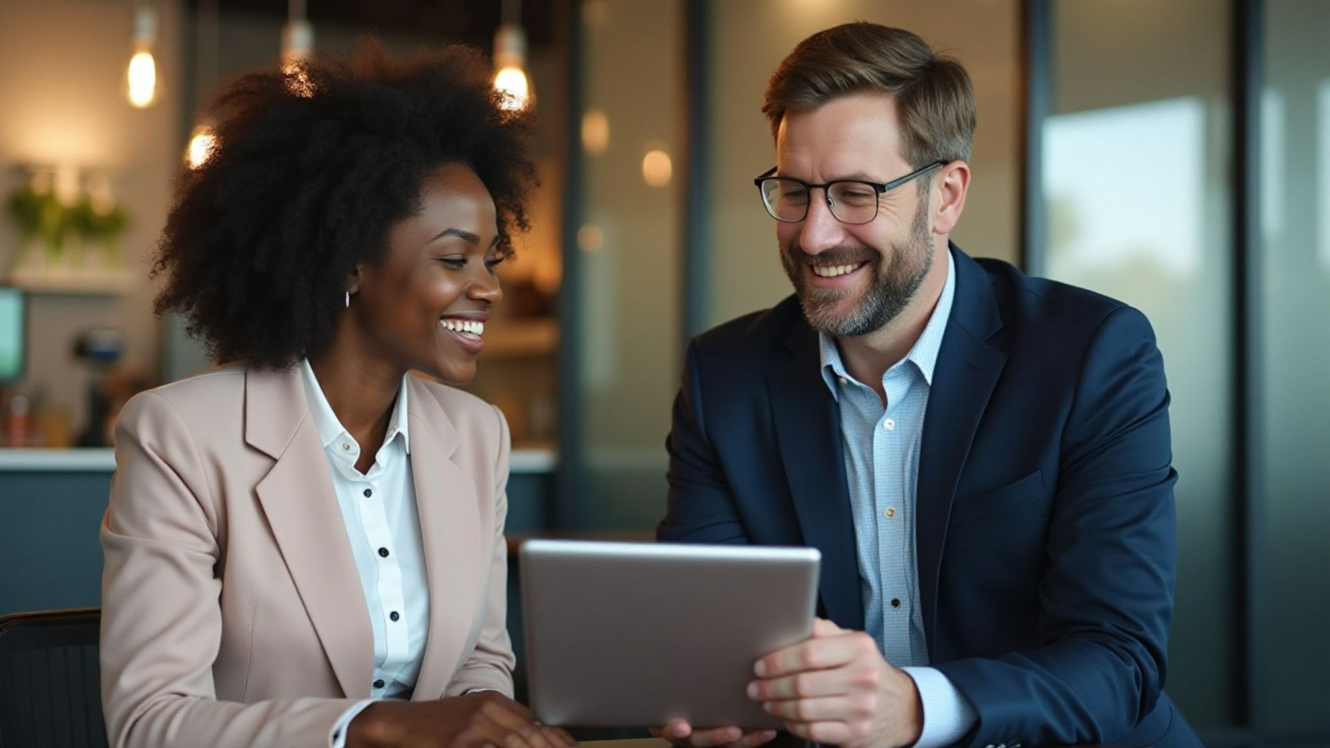 A mortgage broker with her client discussing What does a mortgage broker do?