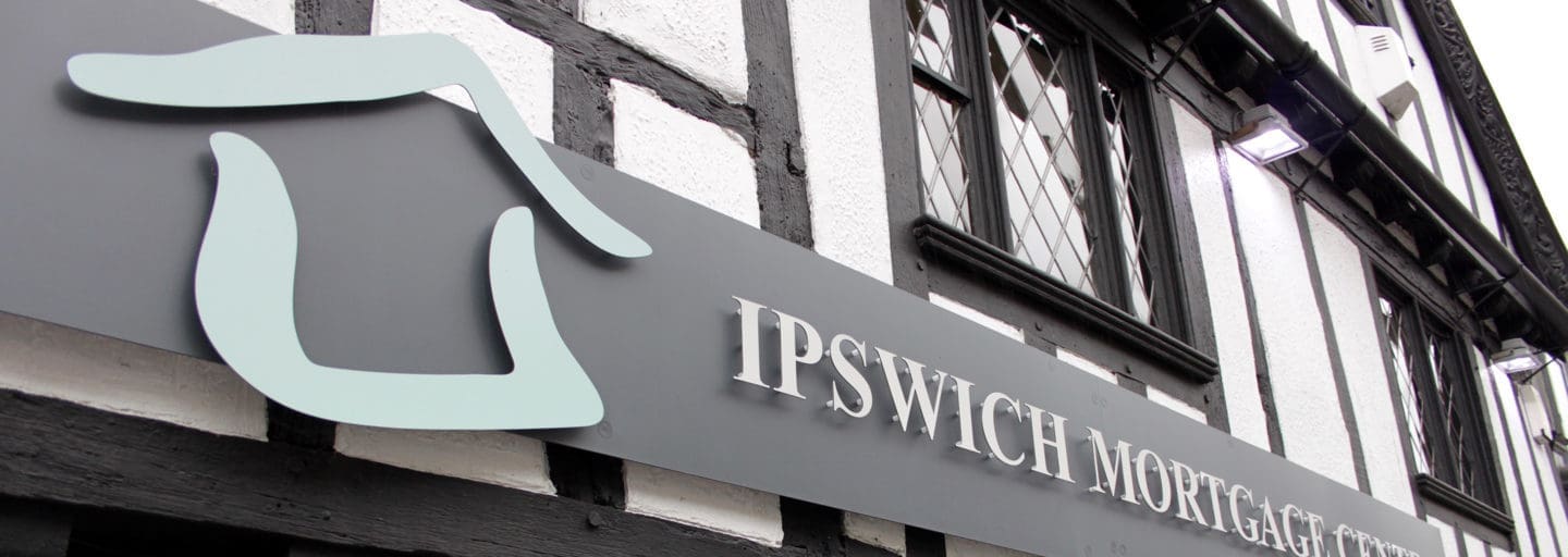 Ipswich mortgage centre sign